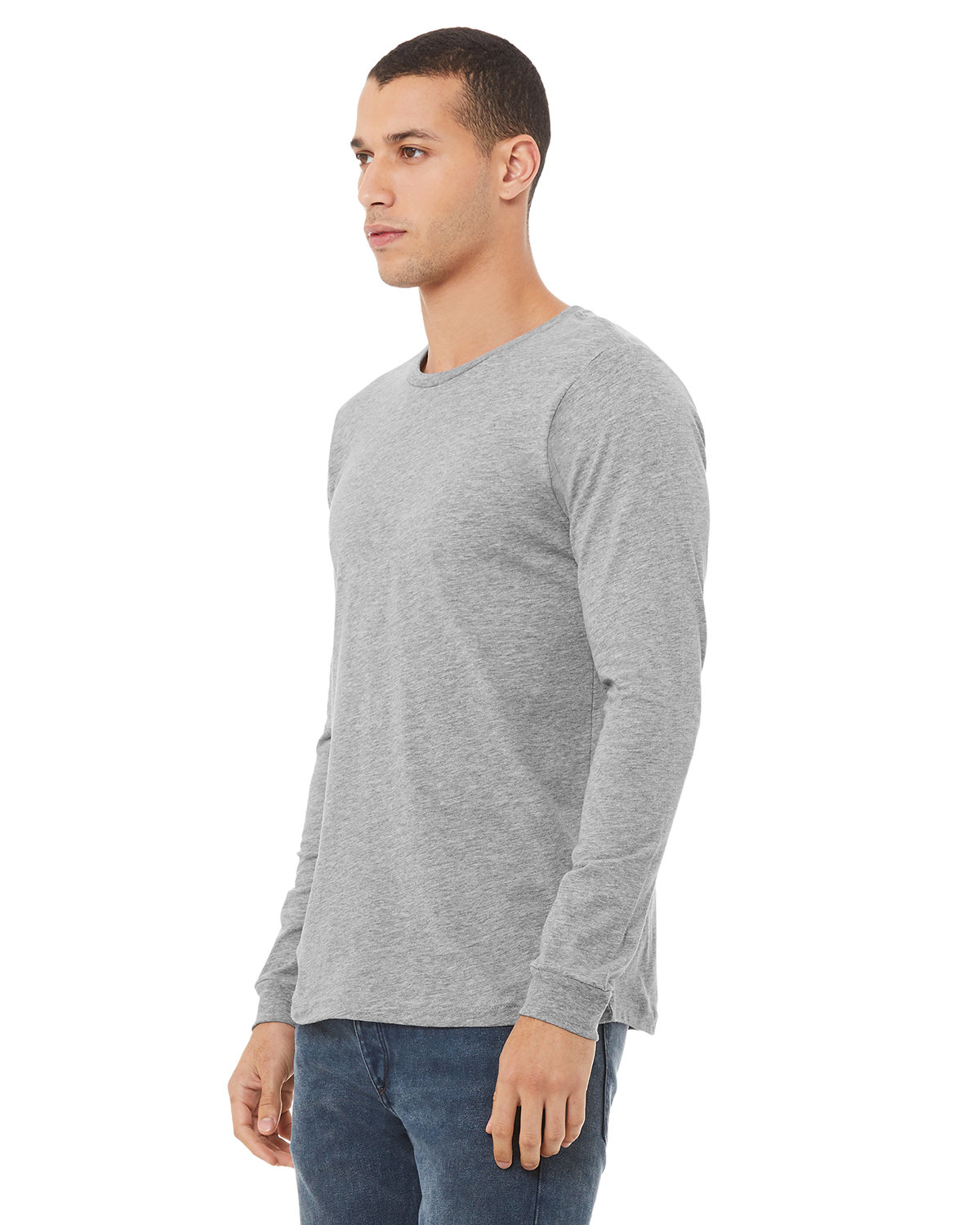 Bella + Canvas Unisex CVC Jersey Long-Sleeve T-Shirt | alphabroder Canada