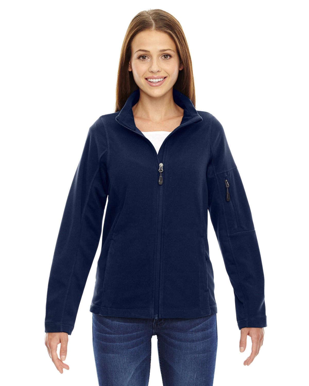 North End Ladies' Generate Textured Fleece Jacket | alphabroder Canada