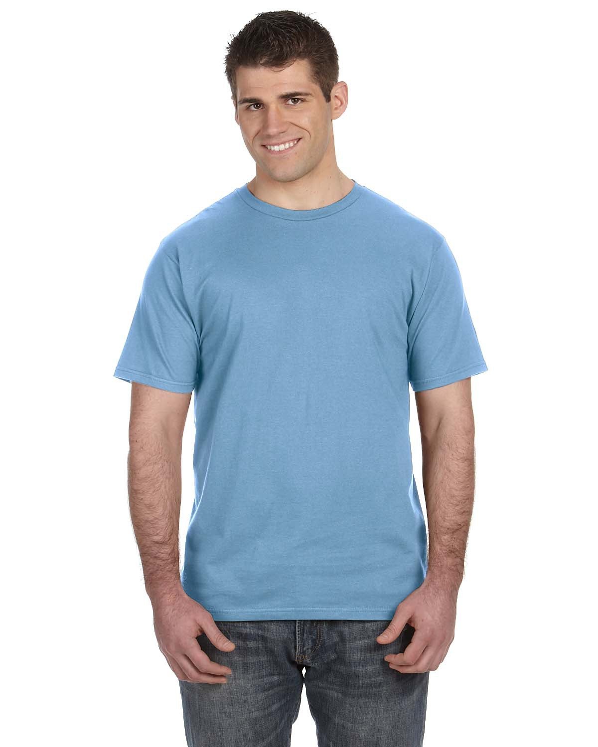 GI64000, Softstyle Adult T-shirt (Heather Navy) ○ Gildan