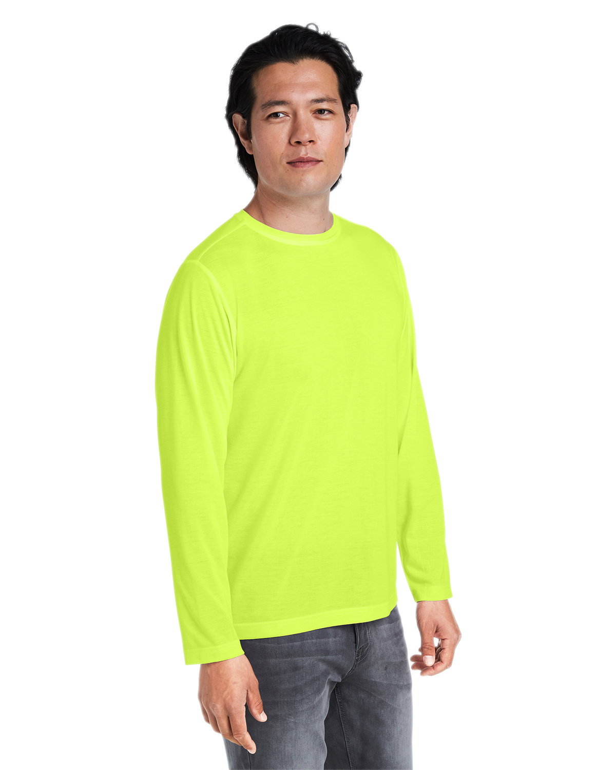 Core365 Adult Fusion ChromaSoft™ Performance Long-Sleeve T-Shirt