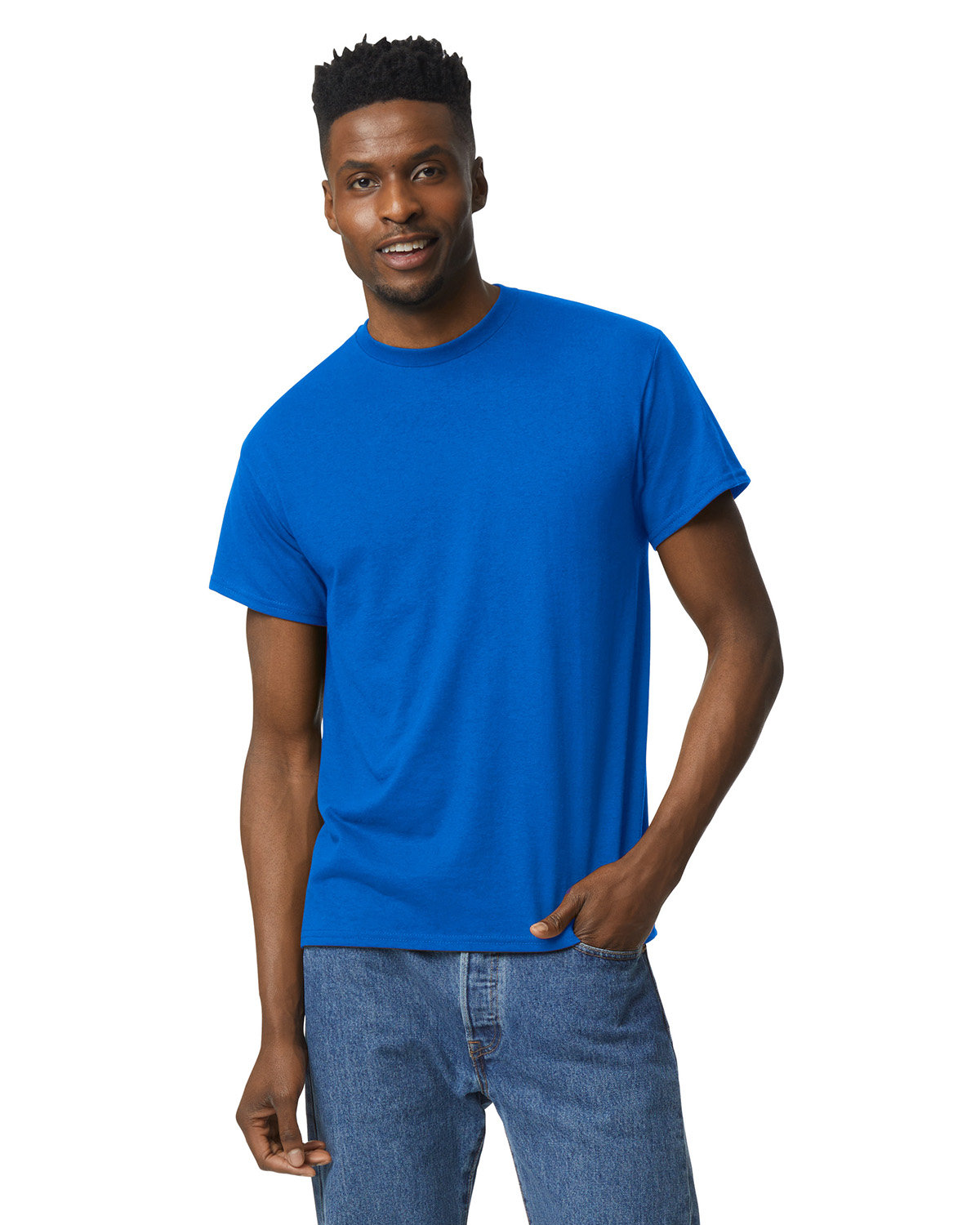 5.6 oz. 50/50 T-Shirt (G800) Carolina Blue, XL (Pack of 12)