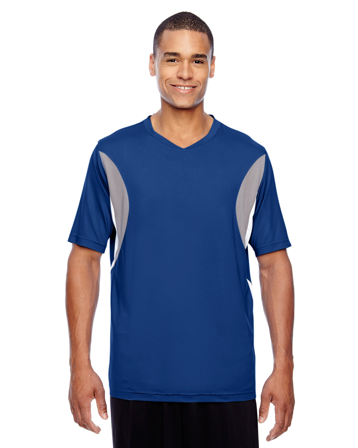 Team 365 Men's Short-Sleeve Athletic V-Neck Tournament Jersey