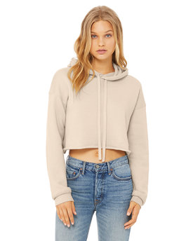 Bella + Canvas Ladies' Cropped Fleece Hoodie | alphabroder Canada