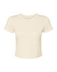 Bella + Canvas Ladies' Micro Ribbed Baby T-Shirt SOL NATURAL BLND OFFront