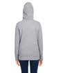 Under Armour Ladies' Hustle Pullover Hooded Sweatshirt T GR HT/ BK _025 ModelBack