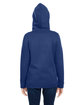 Under Armour Ladies' Hustle Pullover Hooded Sweatshirt MD NVY/ WH  _410 ModelBack