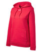 Under Armour Ladies' Hustle Pullover Hooded Sweatshirt RED/ WHITE _600 OFQrt