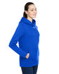 Under Armour Ladies' Hustle Pullover Hooded Sweatshirt ROYAL/ WHT _400 ModelQrt