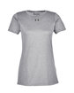 Under Armour Ladies' Locker 2.0 T-Shirt T GR HT/ BLK _025 OFFront