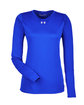 Under Armour Ladies' Long-Sleeve Locker 2.0 T-Shirt ROYAL/ M SIL _400 OFFront