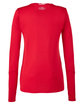 Under Armour Ladies' Long-Sleeve Locker 2.0 T-Shirt RED/ M SILVR _600 OFBack