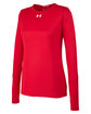 Under Armour Ladies' Long-Sleeve Locker 2.0 T-Shirt RED/ M SILVR _600 OFQrt