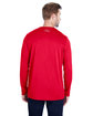 Under Armour Men's Long-Sleeve Locker T-Shirt 2.0 RED/ M SILVR _600 ModelBack