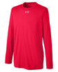 Under Armour Men's Long-Sleeve Locker T-Shirt 2.0 RED/ M SILVR _600 OFQrt