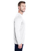 Under Armour Men's Long-Sleeve Locker T-Shirt 2.0 WHITE/ GRAPH _100 ModelSide