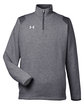 Under Armour Men's Hustle Quarter-Zip Pullover Sweatshirt CRBN HT/ WT _090 OFFront