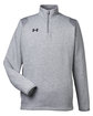 Under Armour Men's Hustle Quarter-Zip Pullover Sweatshirt T GR HT/ BK _025 OFFront