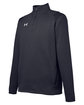 Under Armour Men's Hustle Quarter-Zip Pullover Sweatshirt BLACK/ WHT _001 OFQrt