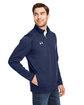 Under Armour Men's Hustle Quarter-Zip Pullover Sweatshirt MD NVY/ WH _410 ModelQrt