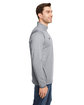 Under Armour Men's Hustle Quarter-Zip Pullover Sweatshirt T GR HT/ BK _025 ModelSide