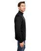 Under Armour Men's Hustle Quarter-Zip Pullover Sweatshirt BLACK/ WHT _001 ModelSide