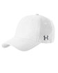 Under Armour Unisex Blitzing Curved Cap WHITE _100 OFFront