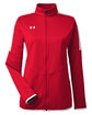 Under Armour Ladies' Rival Knit Jacket RED _600 OFFront