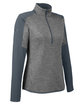 Under Armour Ladies' Qualifier Hybrid Corporate Quarter-Zip STEALTH GRY _008 OFQrt