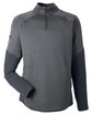 Under Armour Mens Qualifier Hybrid Corporate Quarter-Zip STEALTH GRY _008 OFFront