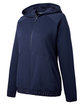 Under Armour Ladies' Hustle Full-Zip Hooded Sweatshirt MD NVY/ WH  _410 OFQrt