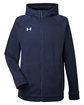 Under Armour Men's Hustle Full-Zip Hooded Sweatshirt MD NVY/ WH  _411 OFFront