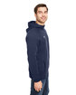 Under Armour Men's Hustle Full-Zip Hooded Sweatshirt MD NVY/ WH  _411 ModelSide