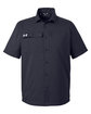 Under Armour Men's Motivate Coach Woven Shirt BLACK/ WHT _001 OFFront