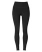 Under Armour Ladies' Meridian Legging BLACK/ WHITE_001 OFFront