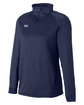 Under Armour Ladies' Command Quarter-Zip MD NVY/ WH  _410 OFQrt