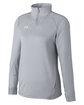 Under Armour Ladies' Command Quarter-Zip MOD GRY/ WH _011 OFQrt