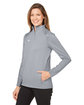 Under Armour Ladies' Command Quarter-Zip MOD GRY/ WH _011 ModelQrt