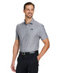 Under Armour Men's T2G Polo Limited Edition STEEL/ BLK _035 ModelQrt