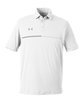 Under Armour Men's Title Polo WHT/ MD GRY _100 OFFront