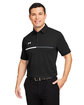 Under Armour Men's Title Polo BLACK/ WHT _001 ModelQrt