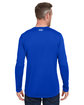 Under Armour Men's Team Tech Long-Sleeve T-Shirt ROYAL/ WHITE_400 ModelBack