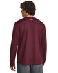 Under Armour Men's Team Tech Long-Sleeve T-Shirt MAROON/ WHT _609 ModelBack