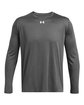 Under Armour Men's Team Tech Long-Sleeve T-Shirt CSTL RCK/ WH_025 OFFront