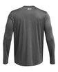 Under Armour Men's Team Tech Long-Sleeve T-Shirt CSTL RCK/ WH_025 OFBack