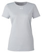 Under Armour Ladies' Team Tech T-Shirt MD GR LH/ WH_012 OFFront