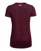 Under Armour Ladies' Team Tech T-Shirt MAROON/ WHT _609 OFBack