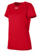 Under Armour Ladies' Team Tech T-Shirt RED/ WHITE _600 OFQrt