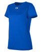 Under Armour Ladies' Team Tech T-Shirt ROYAL/ WHITE_400 OFQrt