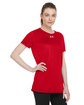 Under Armour Ladies' Team Tech T-Shirt RED/ WHITE _600 ModelQrt