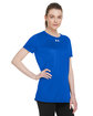 Under Armour Ladies' Team Tech T-Shirt ROYAL/ WHITE_400 ModelQrt